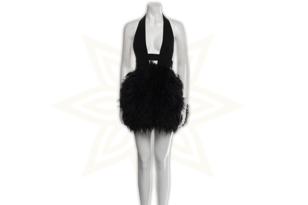 Saint Laurent Mini abito in lana Taglia: S - Etoilux