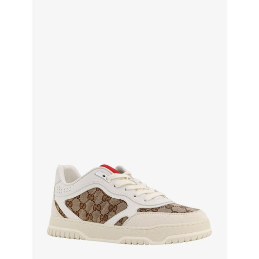 Gucci Sneakers basse Re - Web in pelle e camoscio con inserti in tessuto GG Supreme - Etoilux