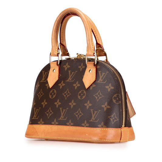 Louis Vuitton Alma BB Monogram Canvas – Pelle Vacchetta – Size BB - Etoilux