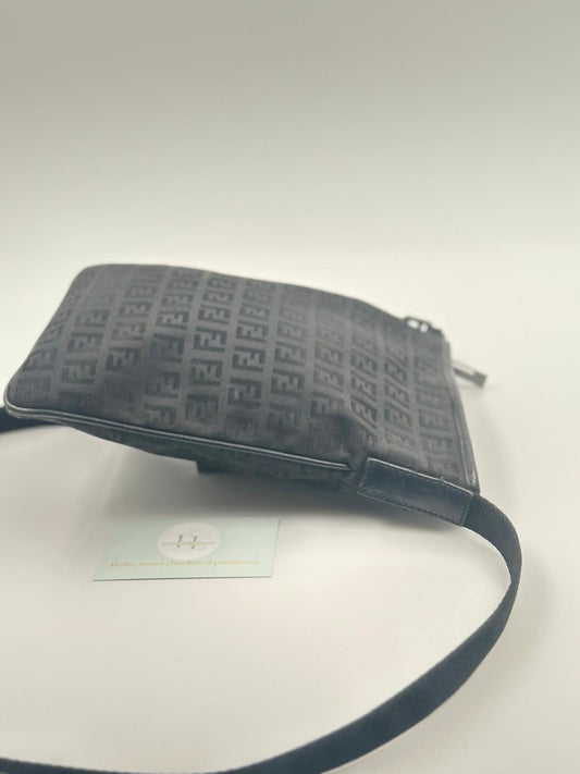 Borsa a Tracolla Fendi Zucca Nera Vintage –RPV017402025 - Etoilux