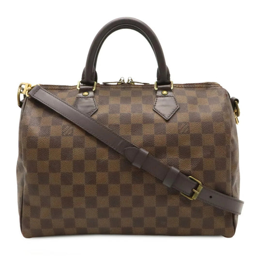 LOUIS VUITTON Damier Speedy Bandouliere 30 Borsa a mano Boston Bag a tracolla N41367 - Etoilux