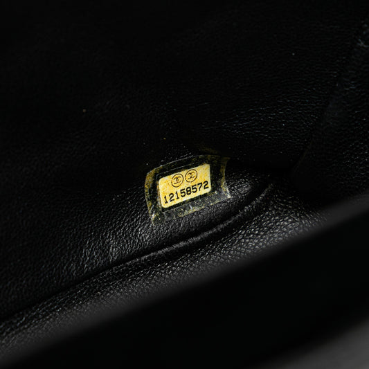 Chanel Jumbo Classic Single Flap Caviar Nero – 2008/2009 - Etoilux