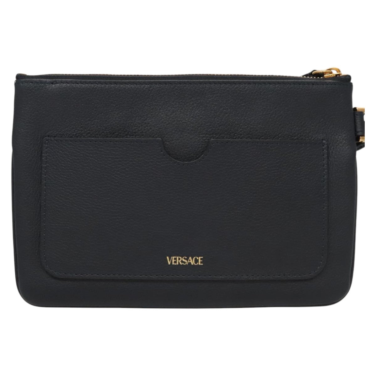 Versace Medusa Head Pochette in pelle nera - Etoilux