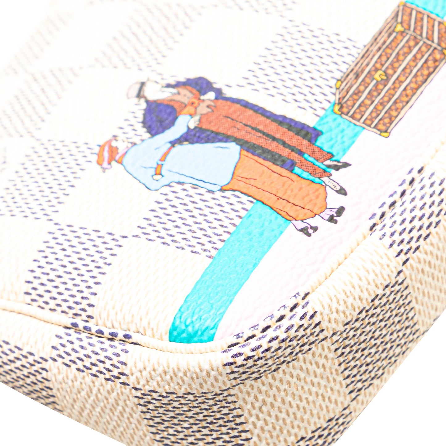 Louis vuitton Accessori Mini Pochette Transatlantic Damier Azur Illustre - Etoilux