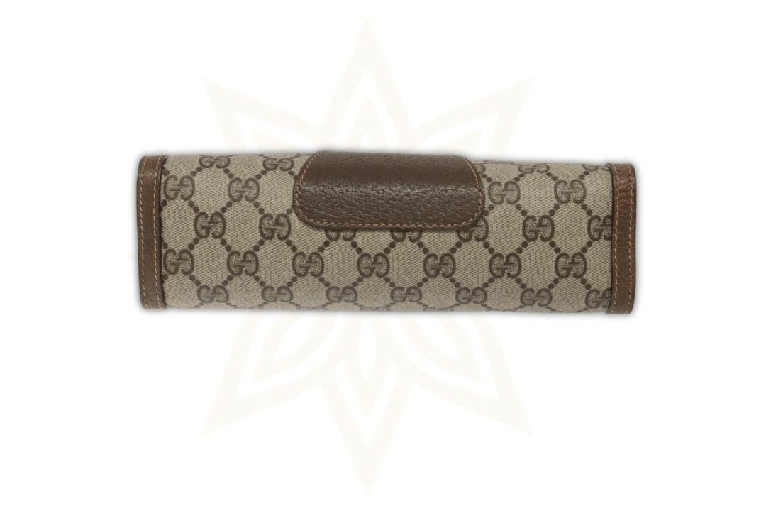 Gucci Pochette Vintage in tela GG Supreme con Web – Iconica & Unisex - Etoilux