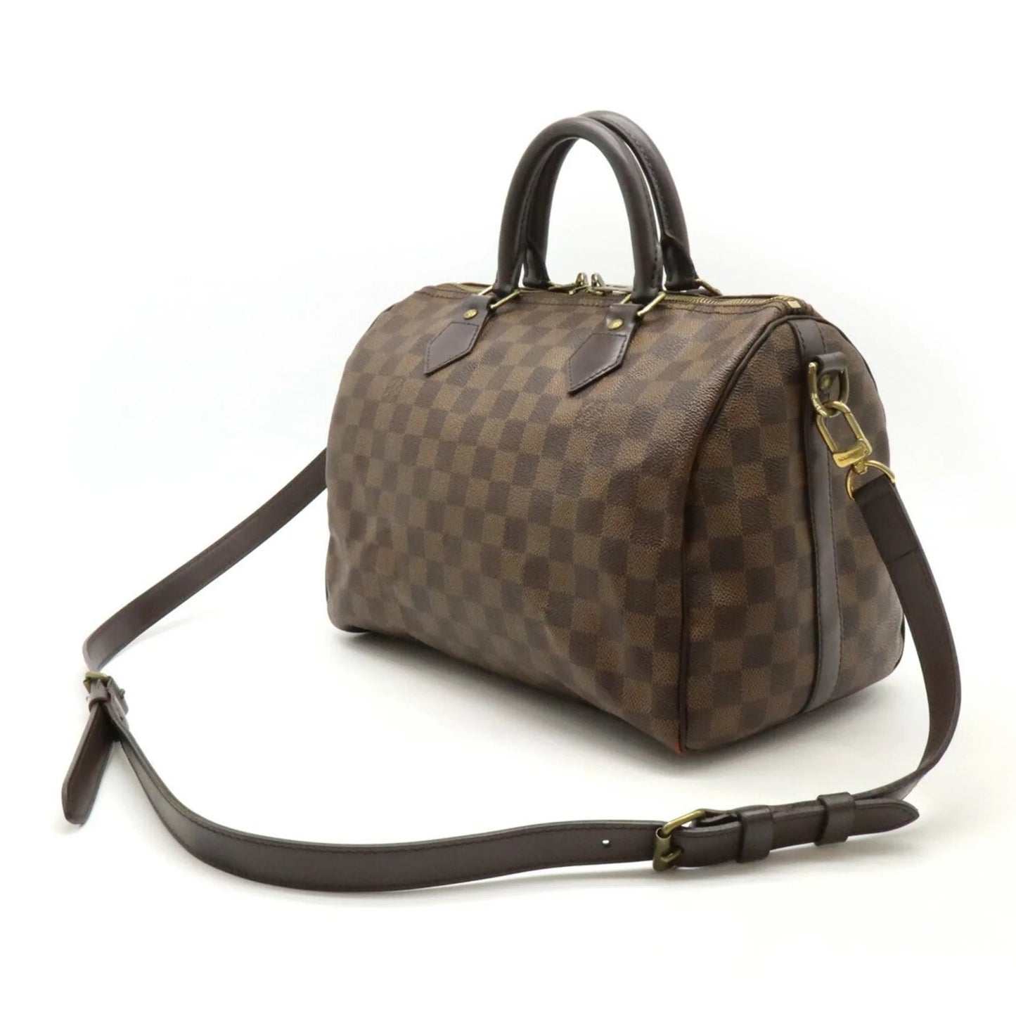LOUIS VUITTON Damier Speedy Bandouliere 30 Borsa a mano Boston Bag a tracolla N41367 - Etoilux