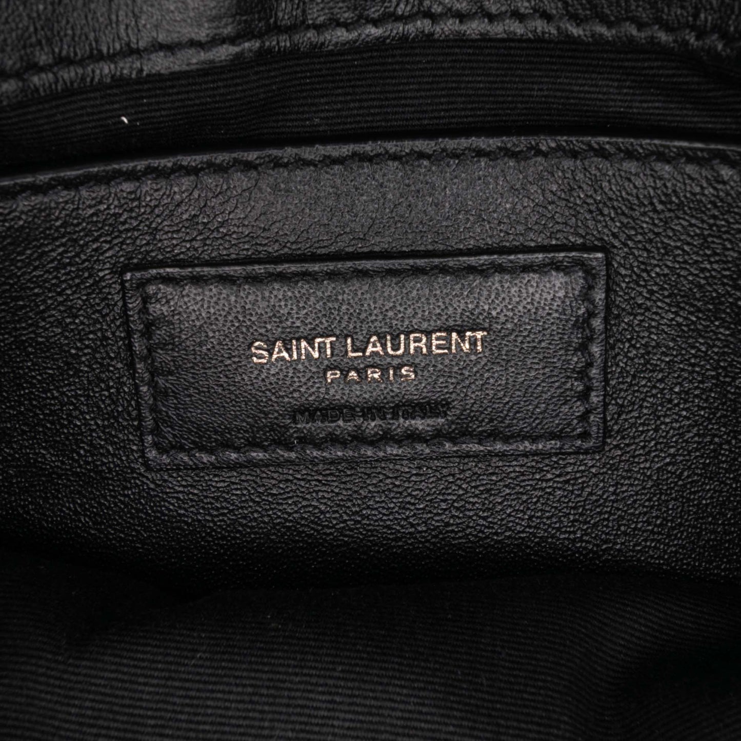 Saint Laurent Piccola borsa a tracolla LouLou in pelle di vitello con monogramma - Etoilux