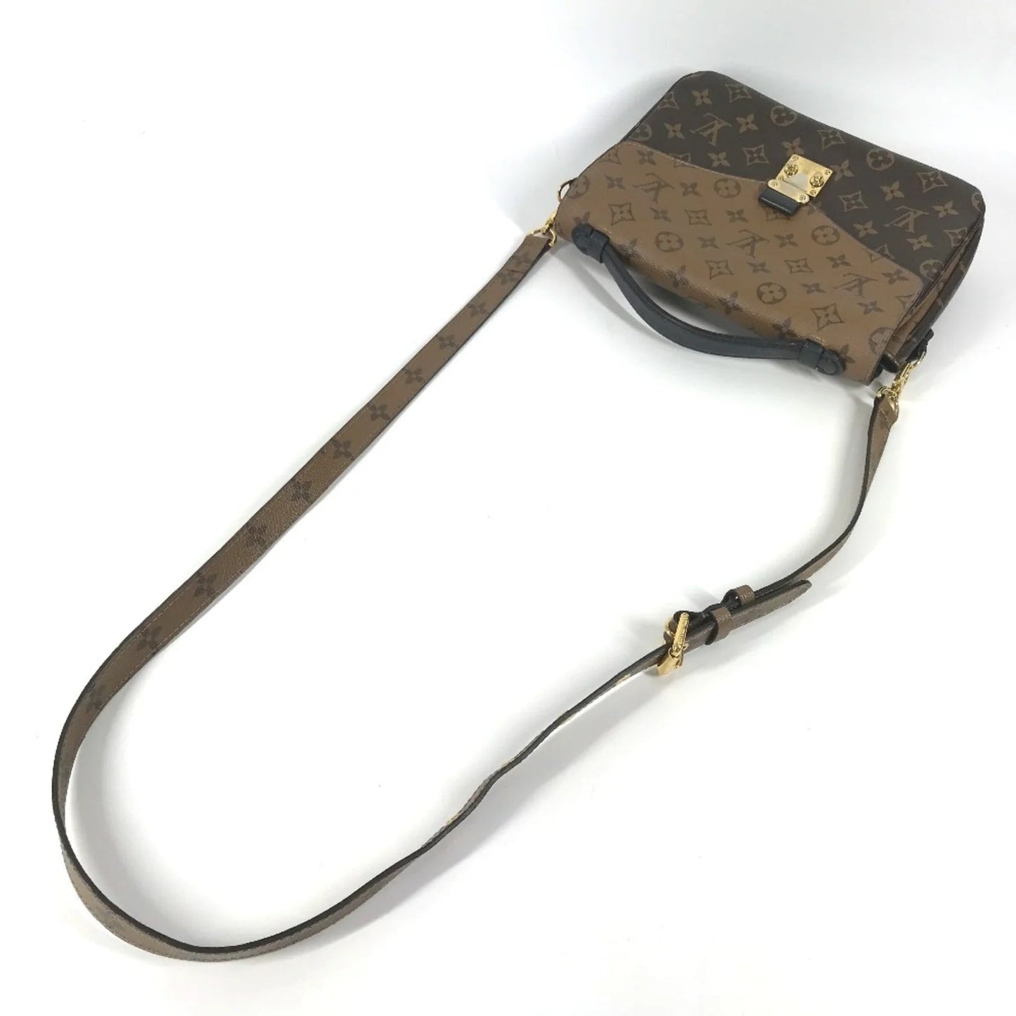 LOUIS VUITTON M44876 Monogram Reverse Pochette Metis MM Borsa a mano Borsa a tracolla 2WAY Spalla Tela Donna Beige - Etoilux