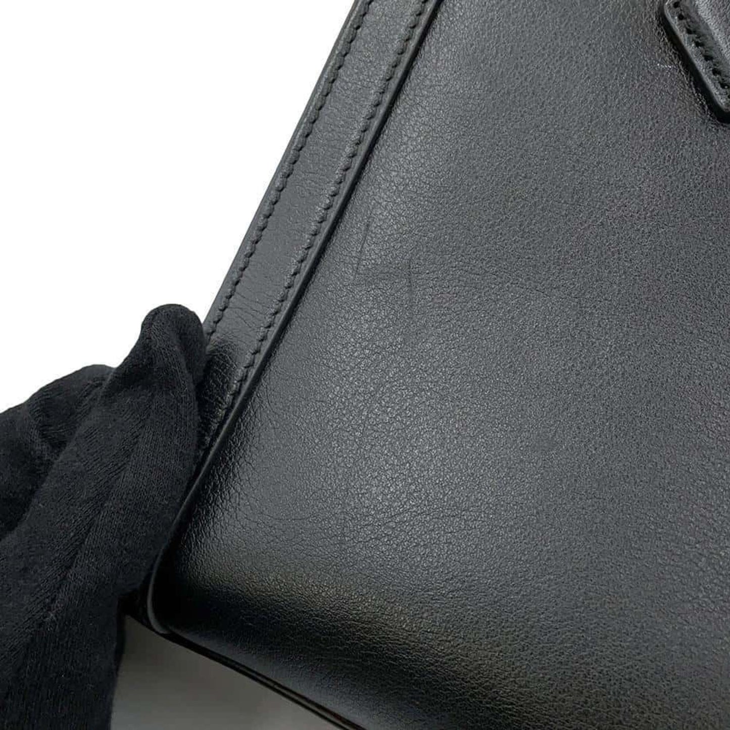 Gucci Diana Medium Tote Bag in pelle nera con manico in bamboo - Etoilux