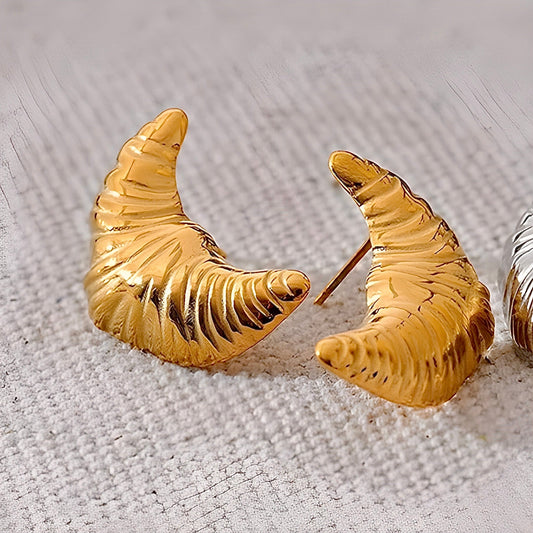 BEHI CROISSANT EARRINGS - Etoilux
