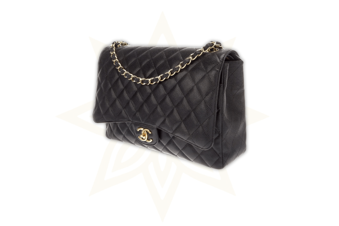Chanel Borsa classica Maxi a doppia patta - Etoilux