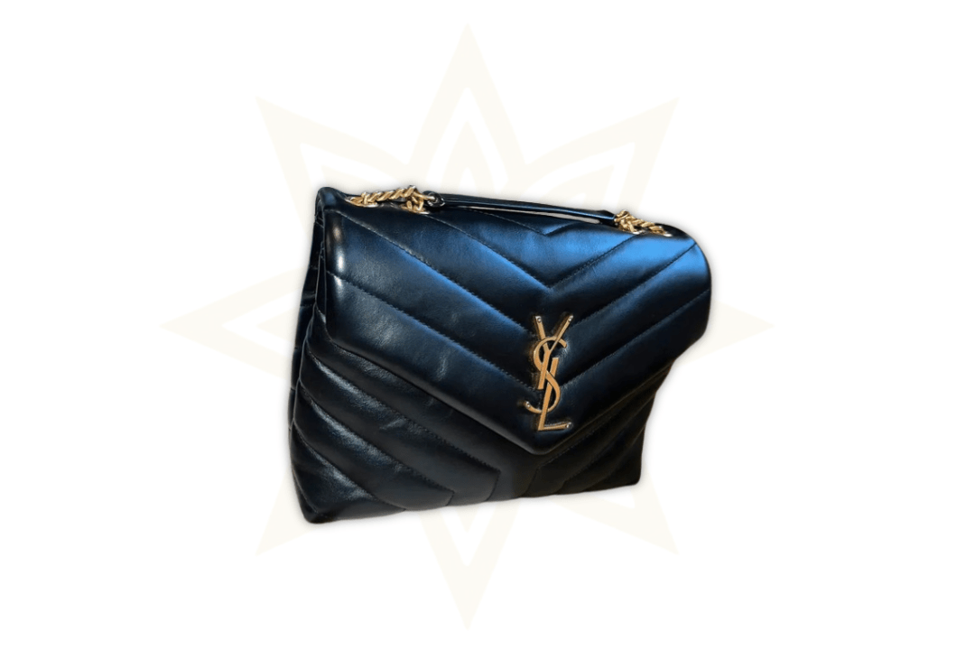 Saint Laurent Loulou Small – Pelle Nera & Finiture Dorate - Etoilux
