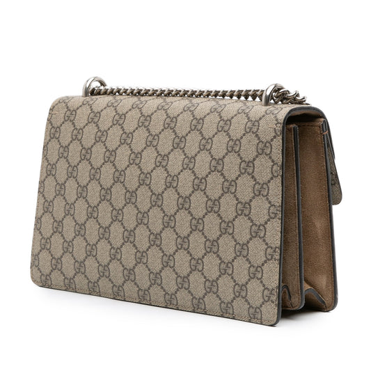 Gucci – Dionysus Medium in tela GG Supreme con finiture in suede – Marrone – 2016/2025 - Etoilux