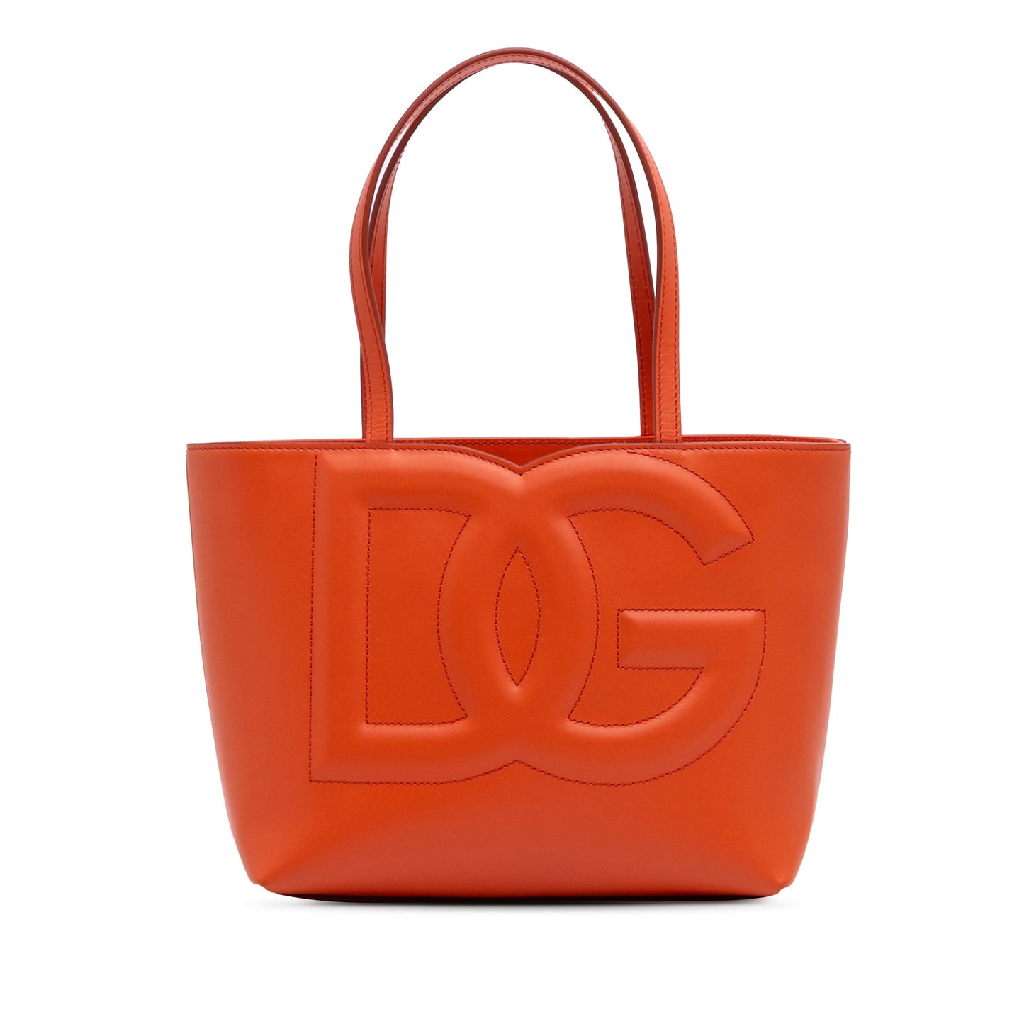 Dolce & Gabbana Piccola borsa shopper in pelle di vitello con logo DG - Etoilux
