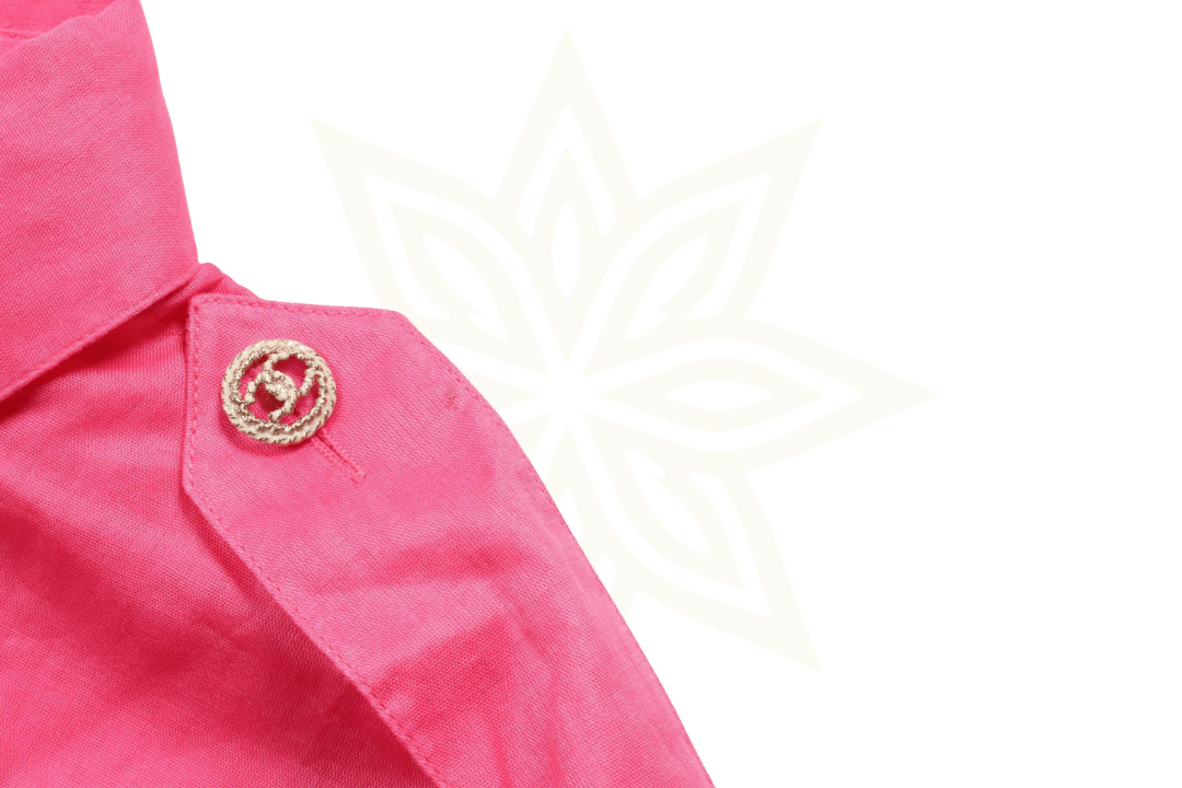 Camicia Chanel in cotone trasparente rosa fucsia - Etoilux