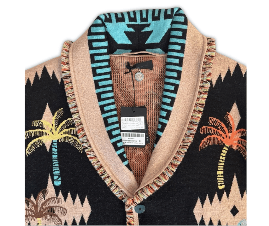 Alanui Iconic Jacquard Cardigan – Edizione Palm Pattern - Etoilux