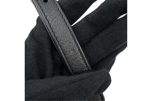 Gucci Diana Medium Tote Bag in pelle nera con manico in bamboo - Etoilux