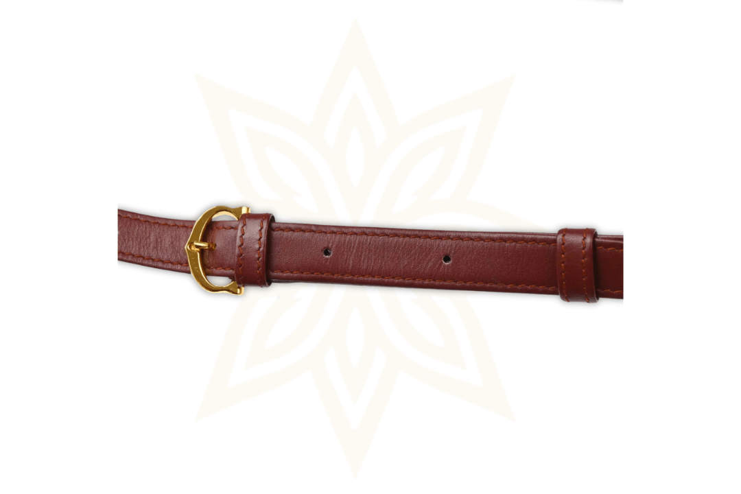 Cartier – Must de Cartier Saddle Bag in pelle bordeaux (Vintage Made in Italy) - Etoilux
