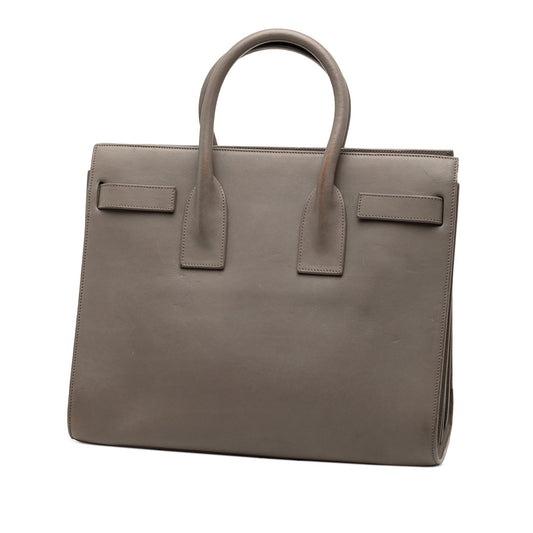 Saint Laurent – Sac De Jour Piccola in pelle di vitello marrone - Etoilux