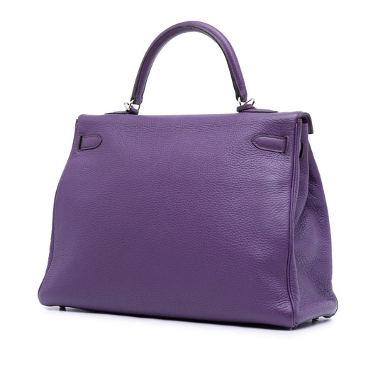Hermès Kelly II 35 Retourne – Togo Ultraviolet (2011) - Etoilux