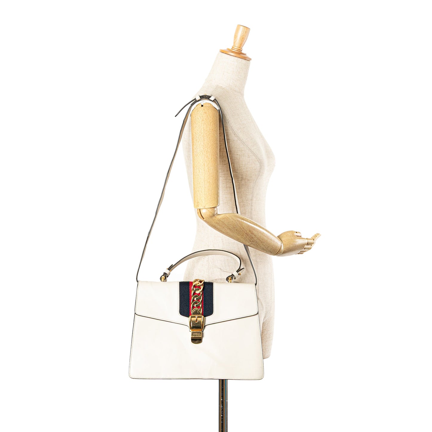 Gucci Borsa a mano media Sylvie in pelle - Etoilux