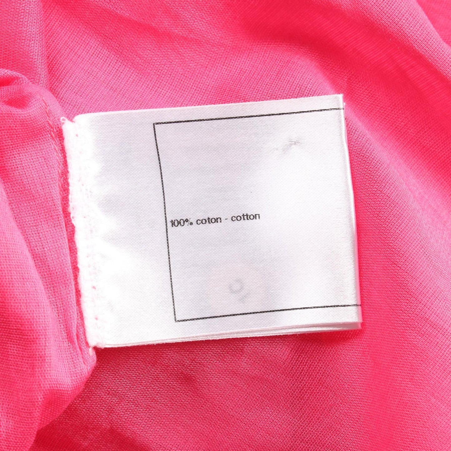 Camicia Chanel in cotone trasparente rosa fucsia - Etoilux