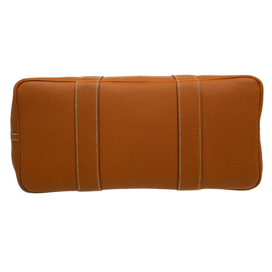 Hermès Garden Party Tote Canvas Righe Multicolore Pelle Fauve 2013 — 36 cm - Etoilux