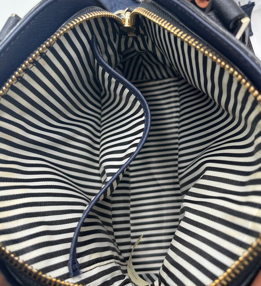 Kate Spade Cameron Street Lottie Pelle Saffiano Blu Navy Bicolor – 23 cm - Etoilux