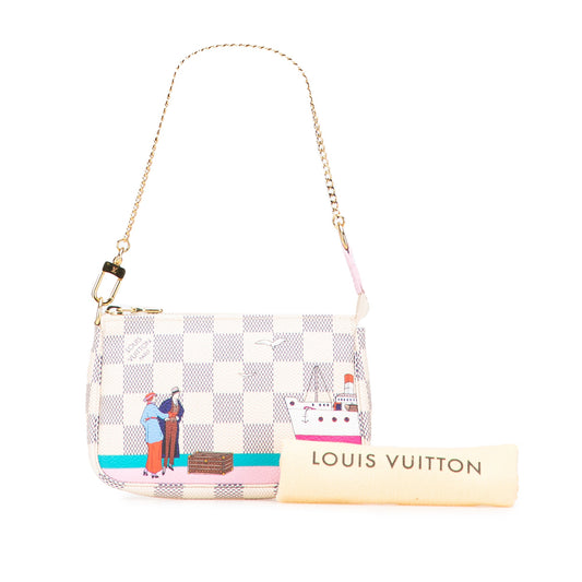 Louis vuitton Accessori Mini Pochette Transatlantic Damier Azur Illustre - Etoilux