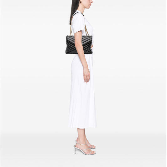 SAINT LAURENT – LouLou Medium in pelle matelassé nera (2020) - Etoilux