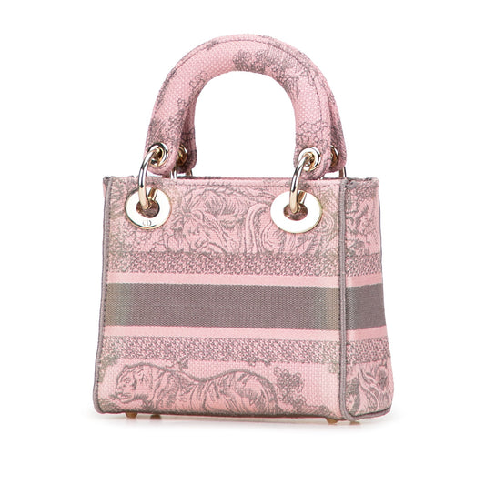 Christian Dior – Lady D - Lite Mini – Toile de Jouy Ricamata Rose (2023) - Etoilux