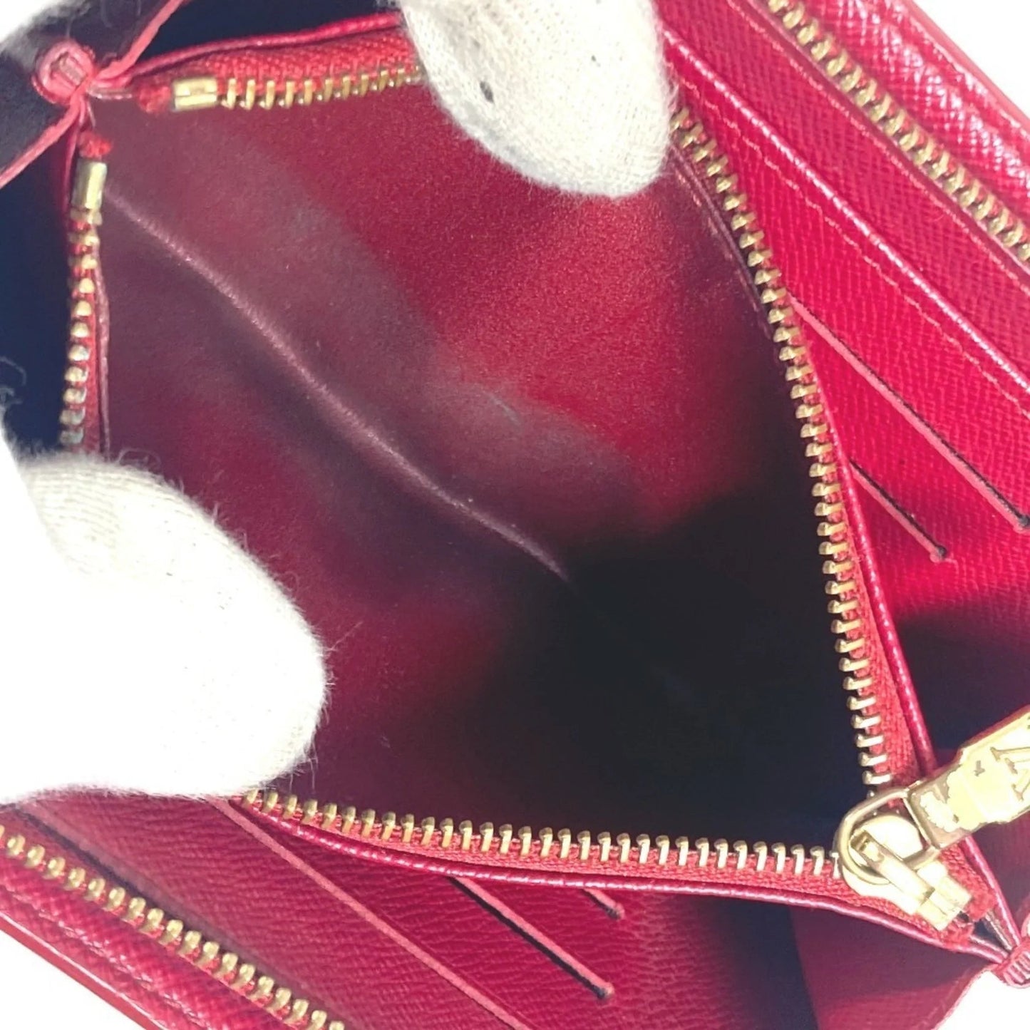 LOUIS VUITTON M95006 Monogram Cherry Takashi Murakami Porte Monnaie Zip Portafoglio lungo con cerniera rotonda in tela da donna Marrone - Etoilux