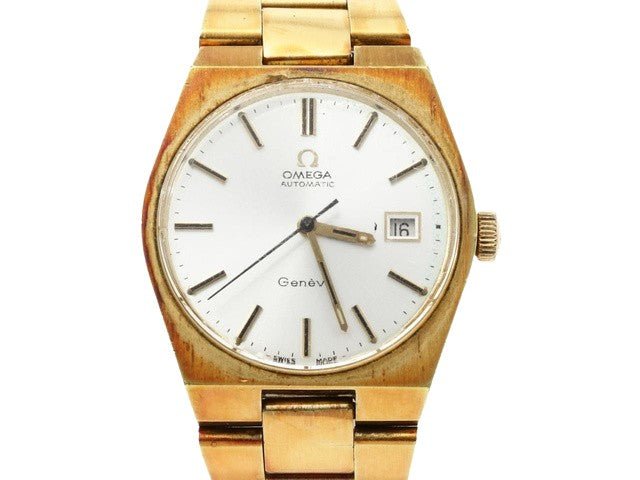 OMEGA Genève Automatic – Orologio Vintage in Acciaio e Placcatura Oro - Etoilux