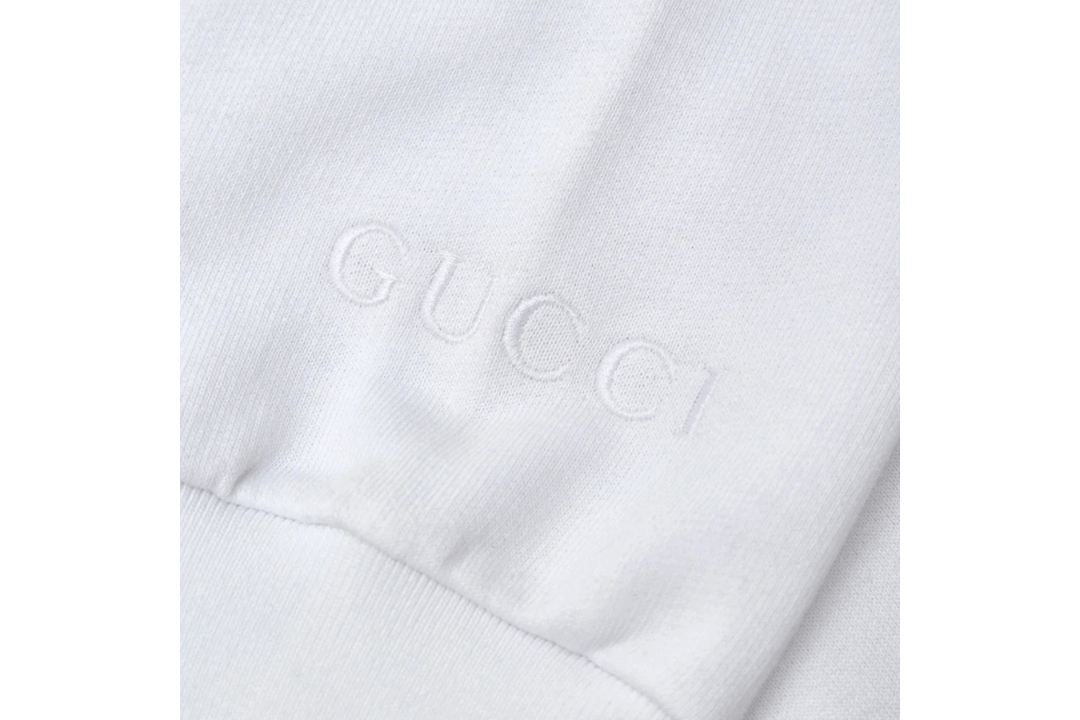 Gucci Felpa Bianca con Collo Gioiello Gucci - Etoilux