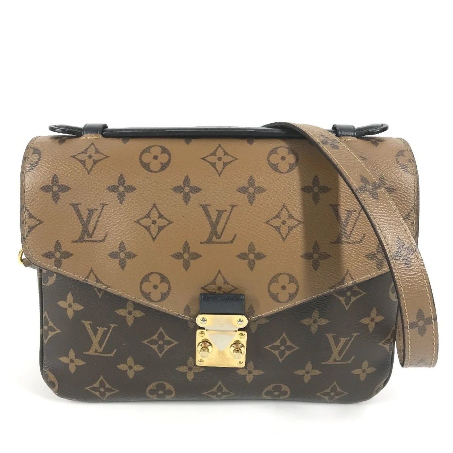 LOUIS VUITTON M44876 Monogram Reverse Pochette Metis MM Borsa a mano Borsa a tracolla 2WAY Spalla Tela Donna Beige - Etoilux