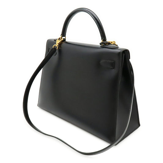 Hermès Kelly 32 in pelle nera – Size 32 - Etoilux