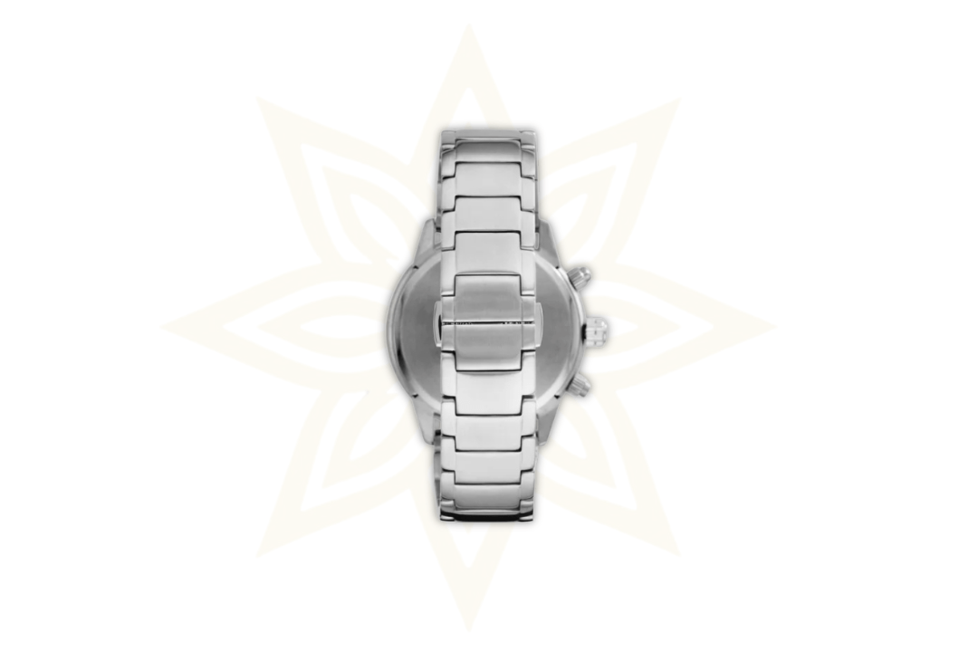 Armani Orologio in acciaio inossidabile argento - Etoilux