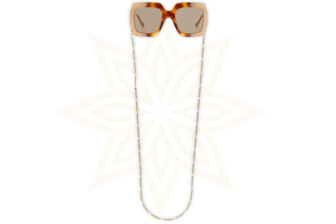 Gucci Occhiali da Sole Oversize con Catena Removibile - Etoilux