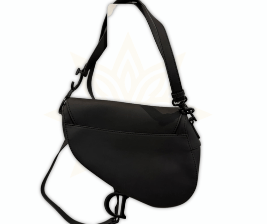 Dior Saddle Bag in pelle nera opaca – Made in Italy - Etoilux