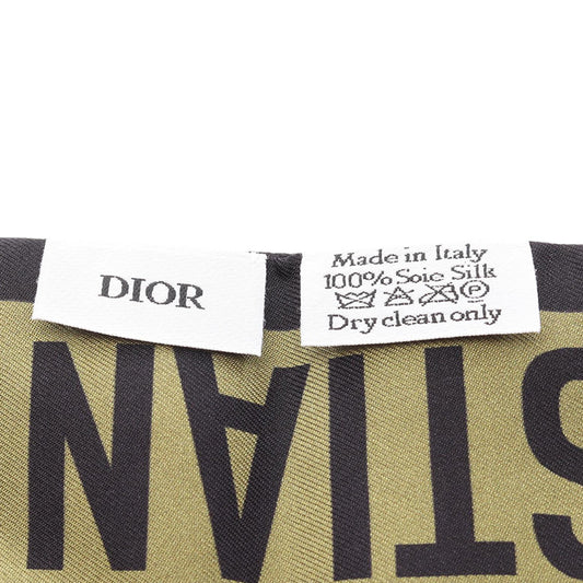 Christian Dior Mitzah – Sciarpa in Seta Stampata – Nero Multicolor - Etoilux