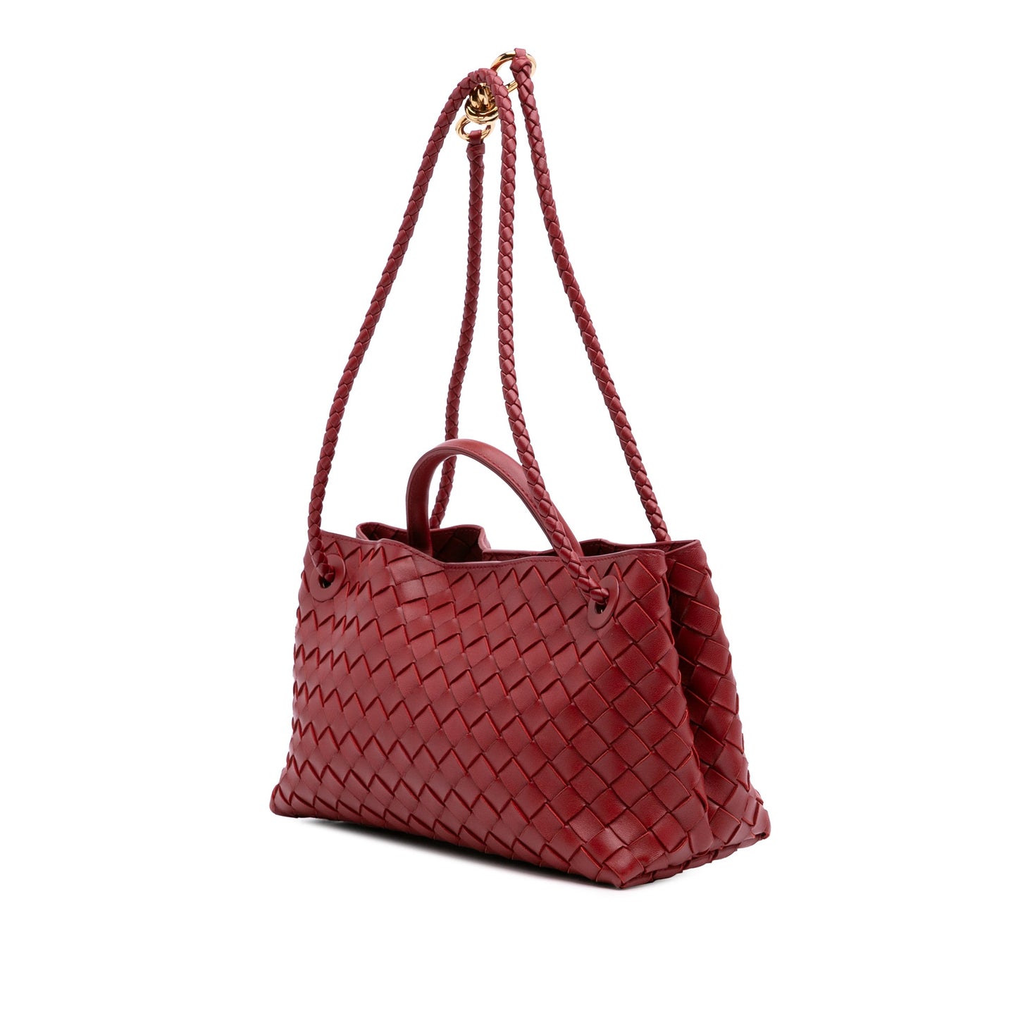 Bottega Veneta Borsa con manico superiore East West Andiamo in pelle di agnello intrecciata - Etoilux