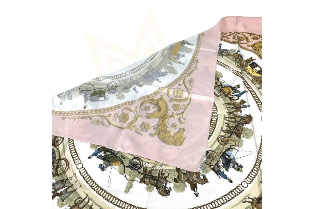 Hermès “La Promenade de Longchamps” Silk Scarf - Etoilux