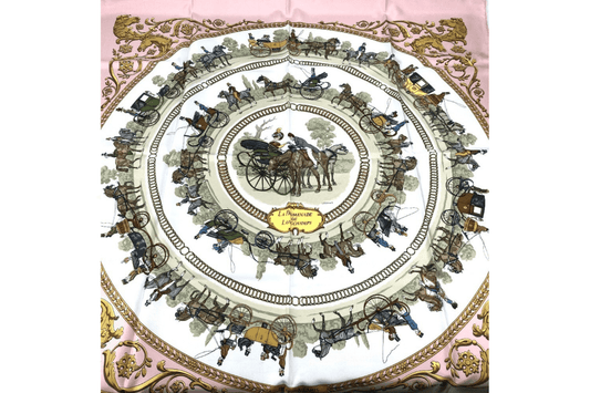 Hermès “La Promenade de Longchamps” Silk Scarf - Etoilux