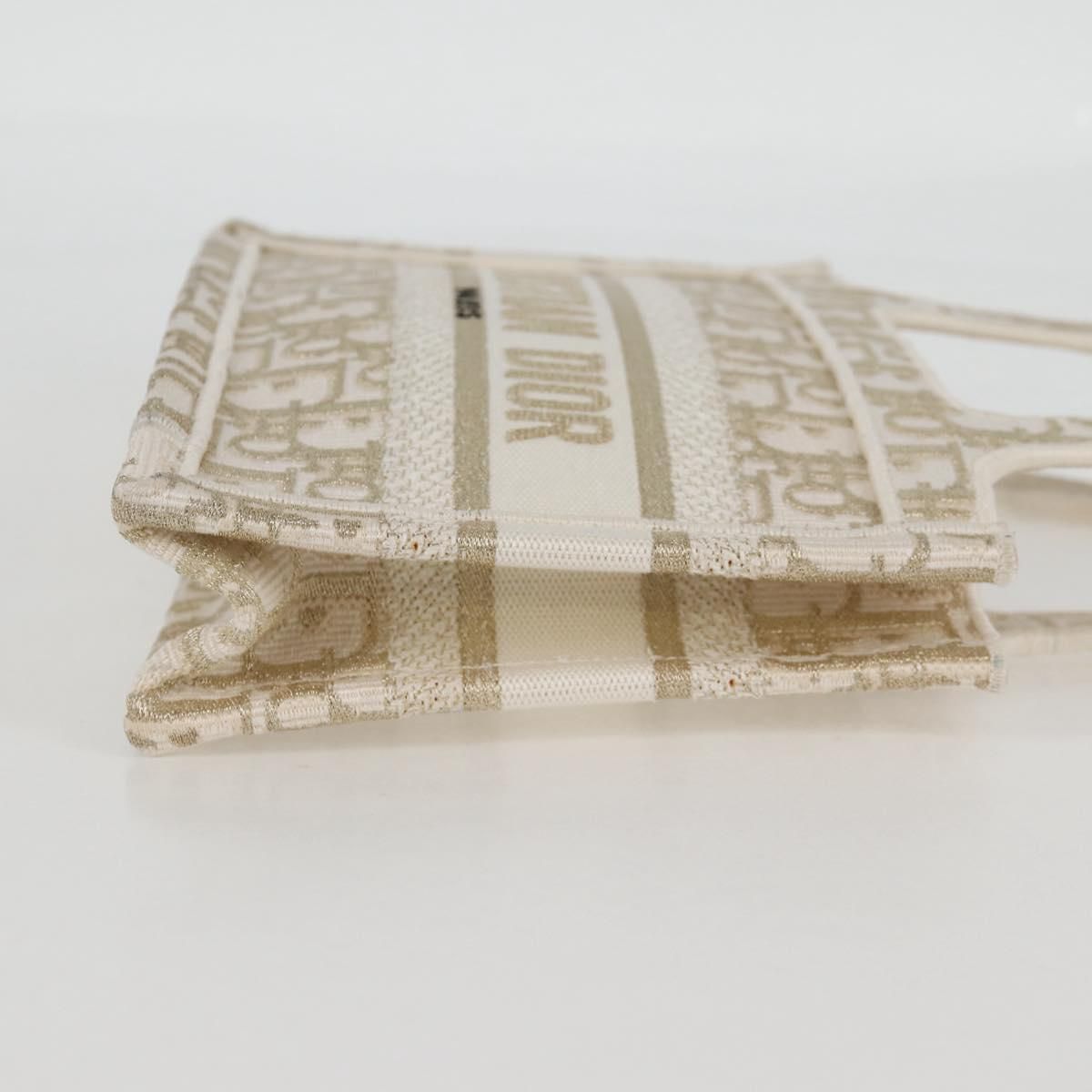 Christian Dior Book Tote Mini – Tela Trotter Beige – Made in Italy - Etoilux