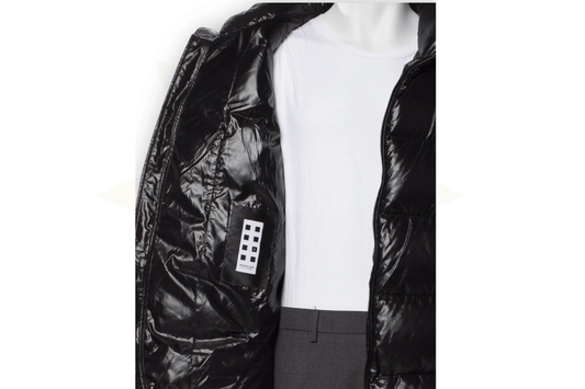 Moncler x 1017 Alyx 9SM – Piumino nero lucido Tagli XL - Etoilux