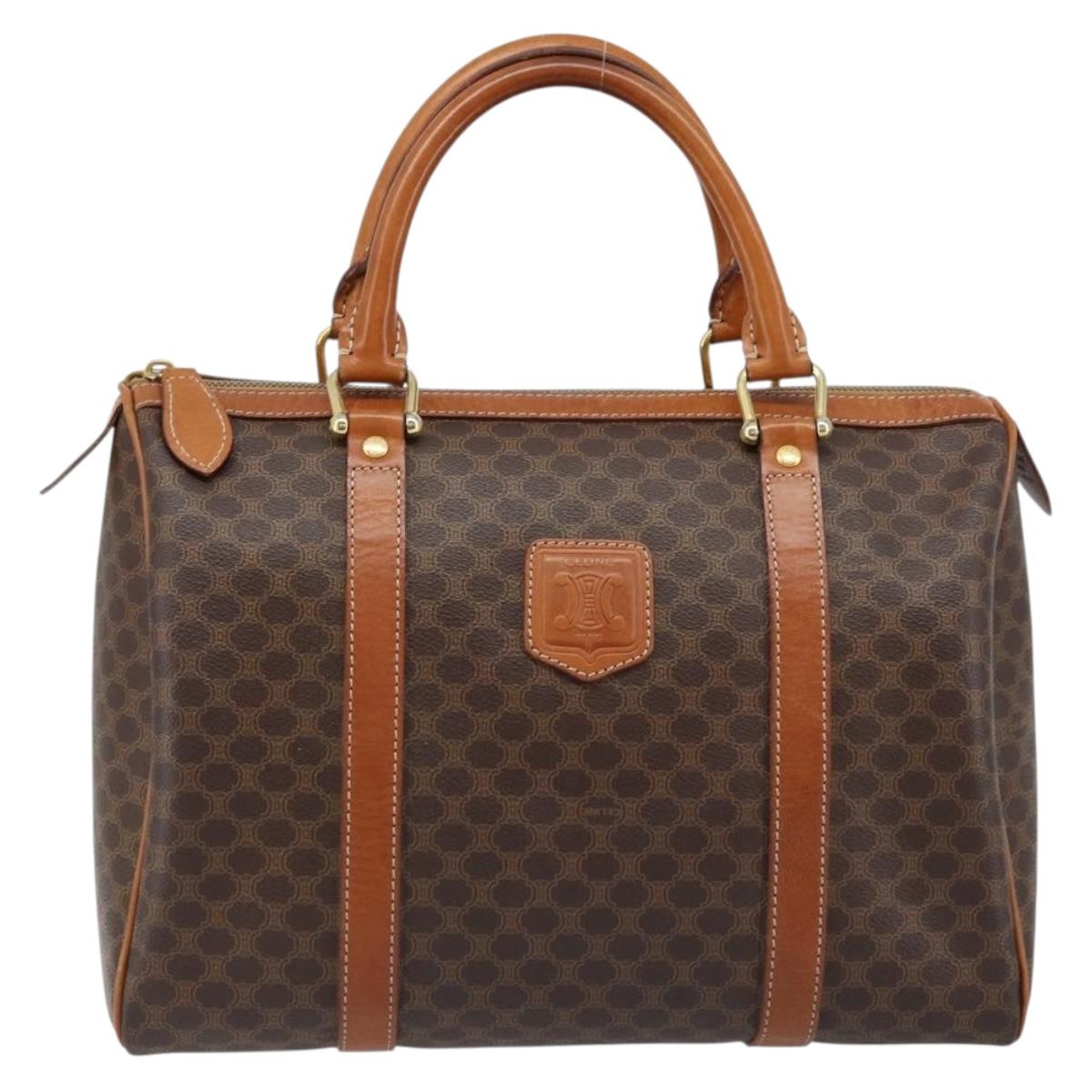 Céline Vintage Boston Macadam Canvas Pelle Cognac – 32 cm. eylo1er8pw - Etoilux