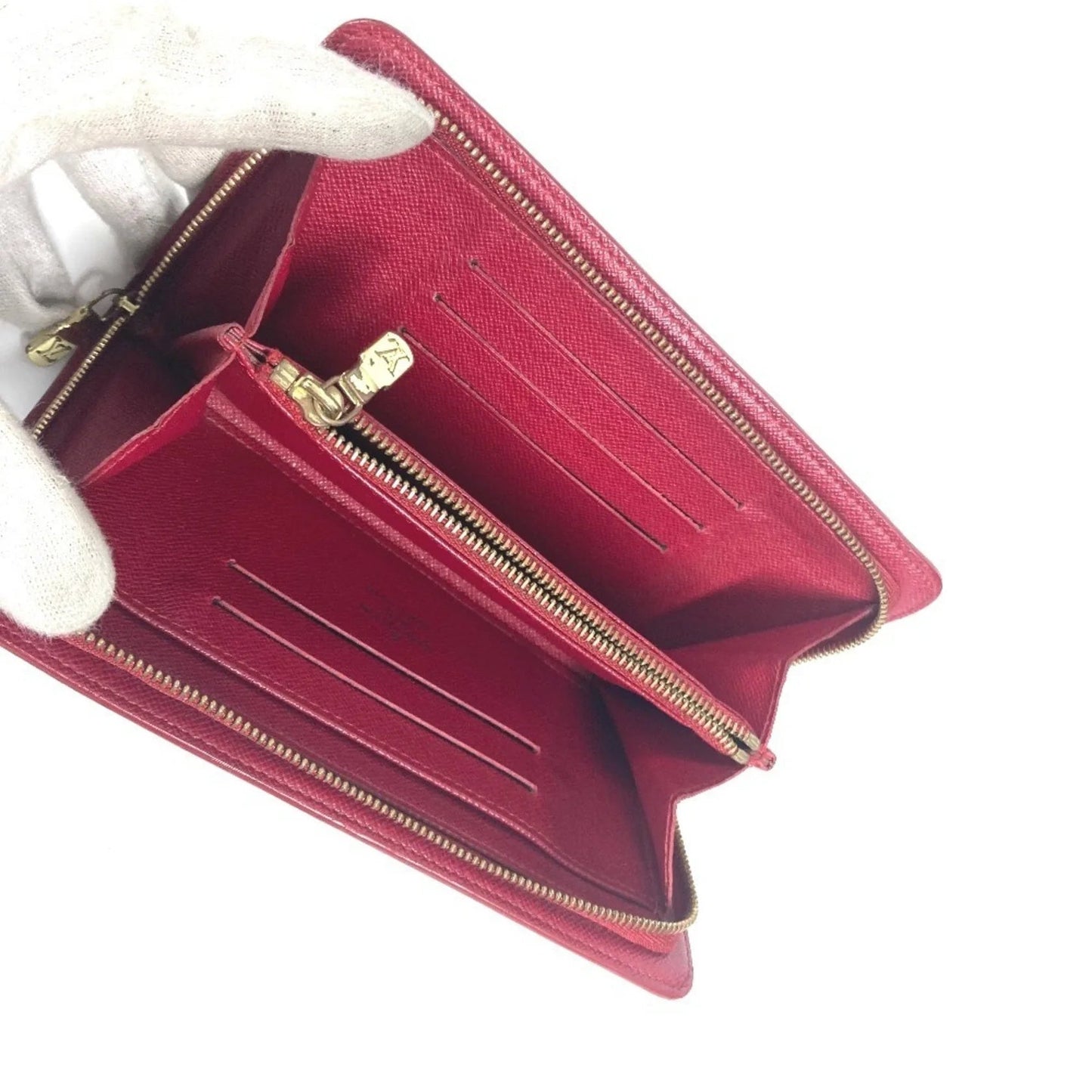 LOUIS VUITTON M95006 Monogram Cherry Takashi Murakami Porte Monnaie Zip Portafoglio lungo con cerniera rotonda in tela da donna Marrone - Etoilux