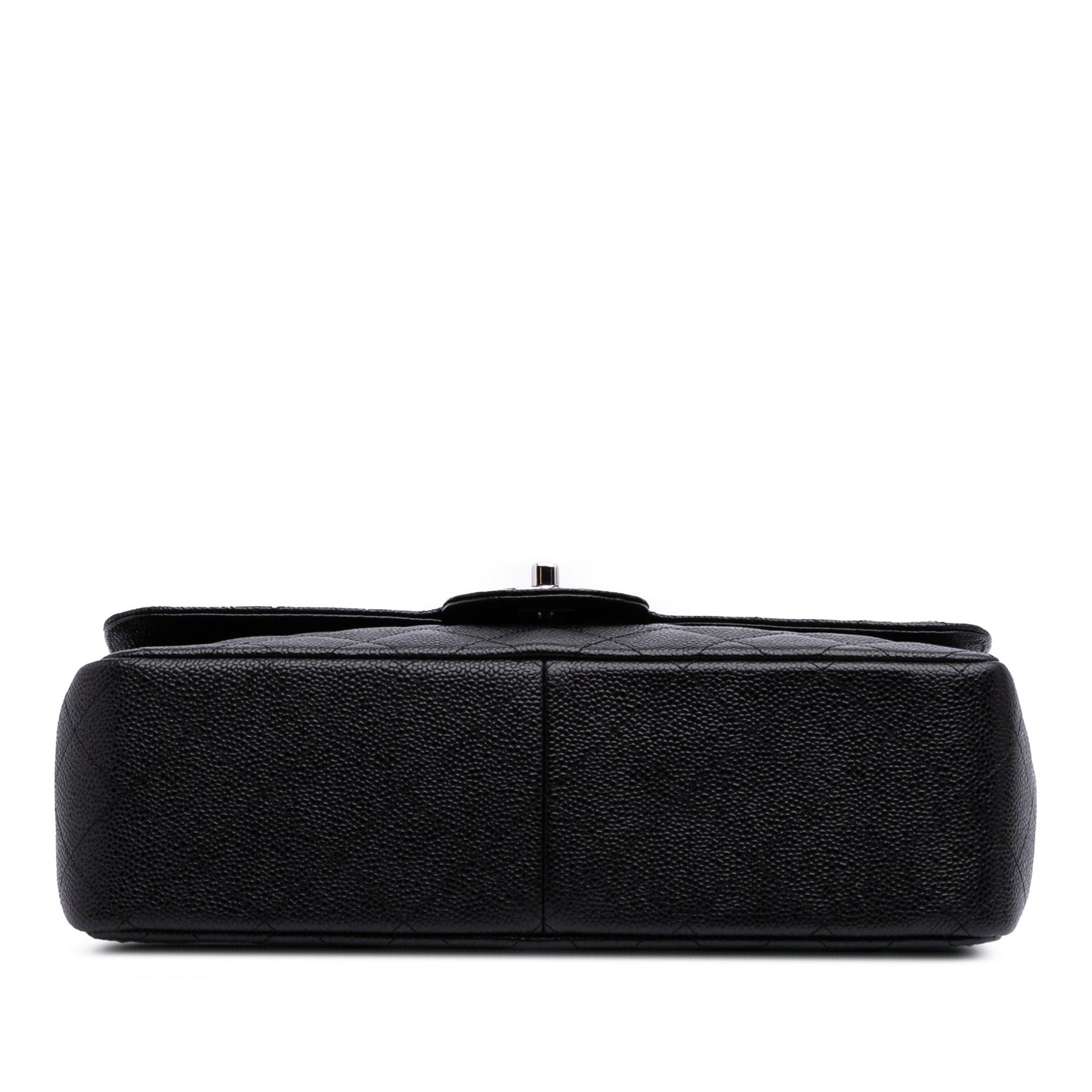 Chanel Classic Double Flap – Caviar Nero – Hardware Argento (2011) - Etoilux