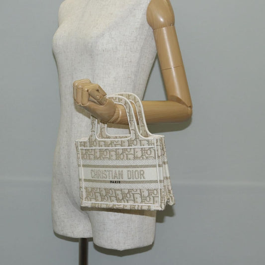 Christian Dior Book Tote Mini – Tela Trotter Beige – Made in Italy