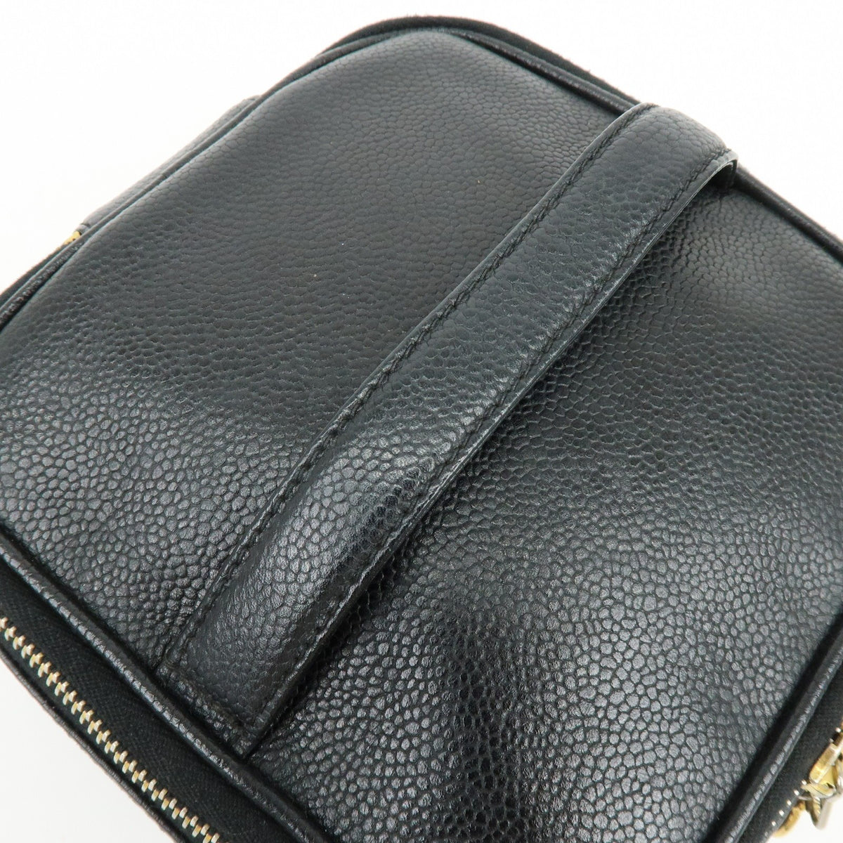 Chanel Beauty Case Logo CC – Caviar nero